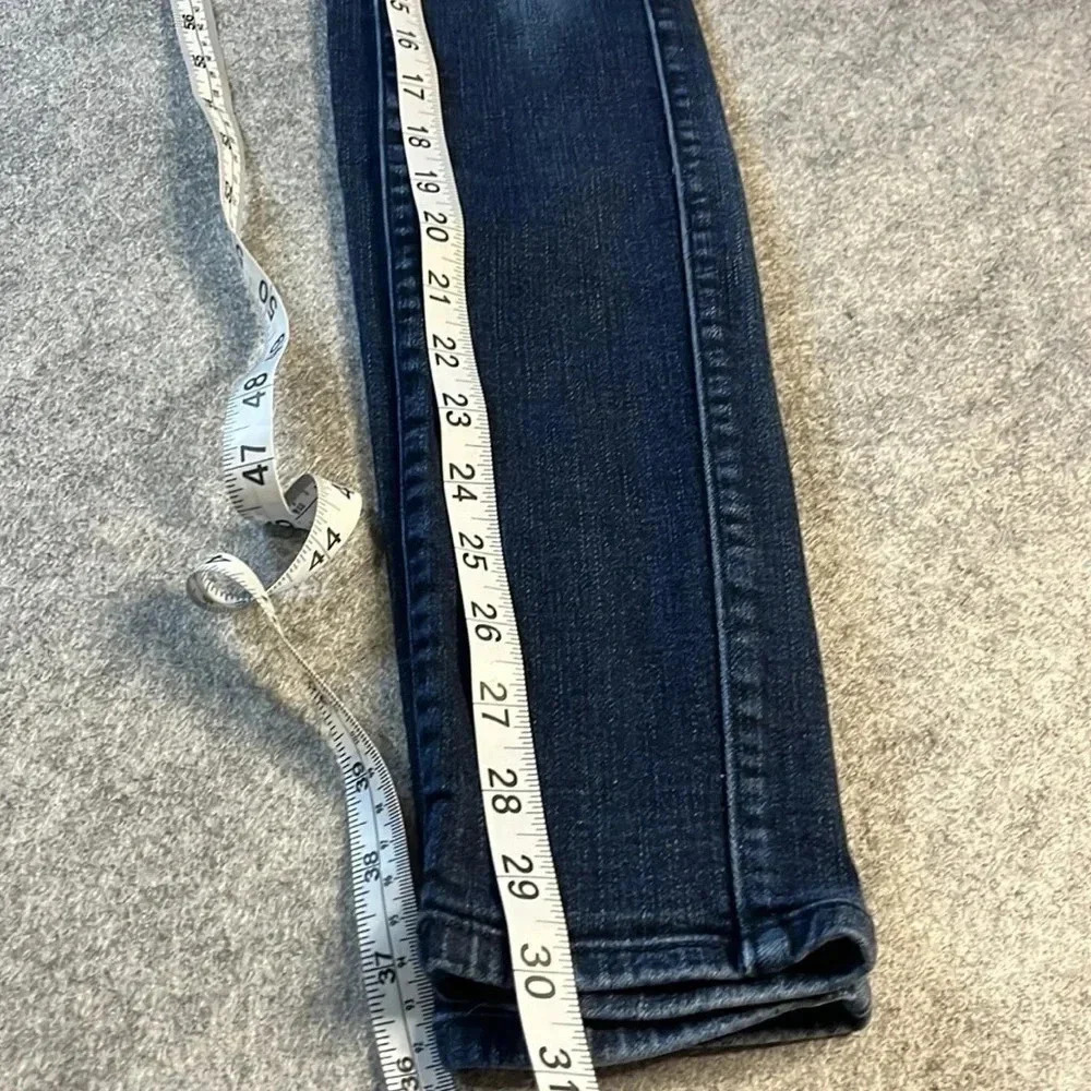Fidelity Mid Rise  Ultra Slim Blue on Blue Wash 24*30. - Picture 13 of 13